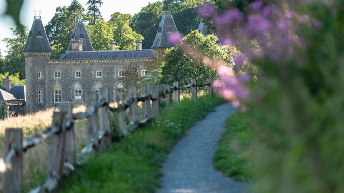 The area surrounding Cariad Cottage, Carmarthenshire